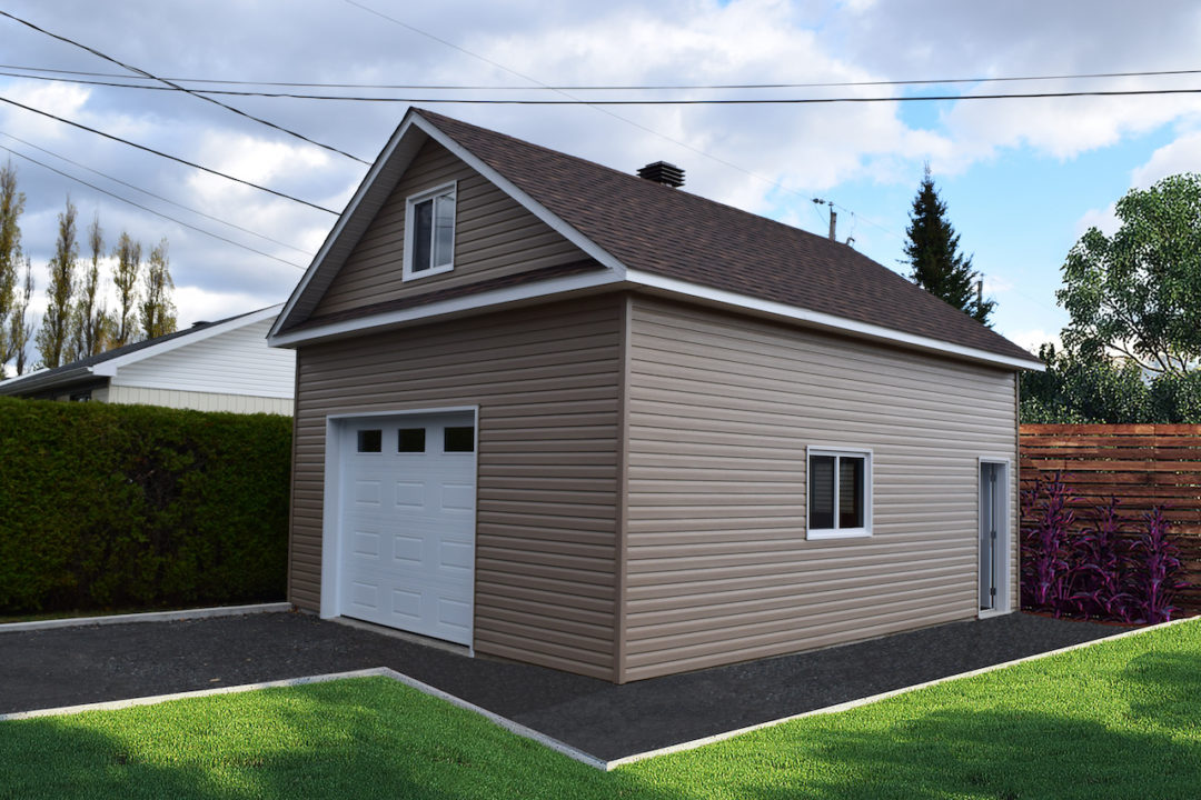 Garage Expert - Construction de garages au Québec, exemple de réalisation